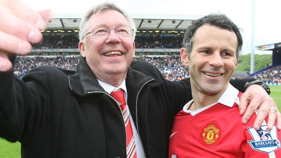 Sit Alex Ferguson and Ryan Giggs