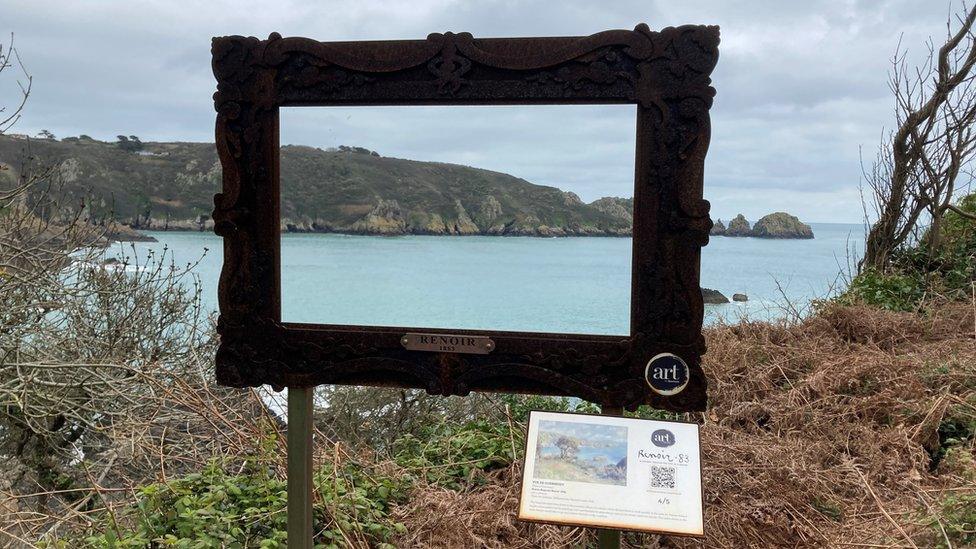 Renoir walk in St Martin, Guernsey