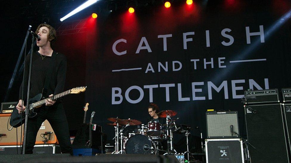 Catfish and the Bottlemen on stage