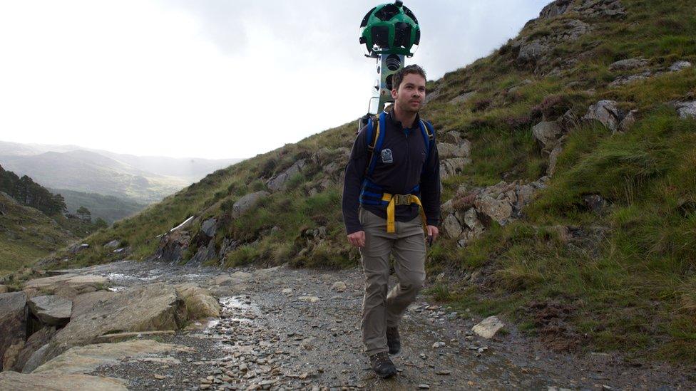 Google Street View volunteer in Snowdonia