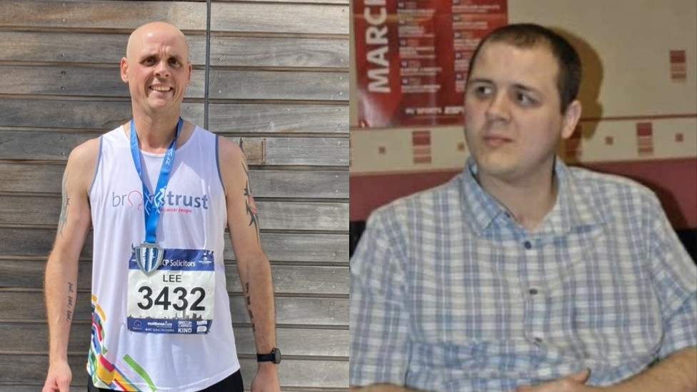 Lee is running the marathon in memory of his brother Dean