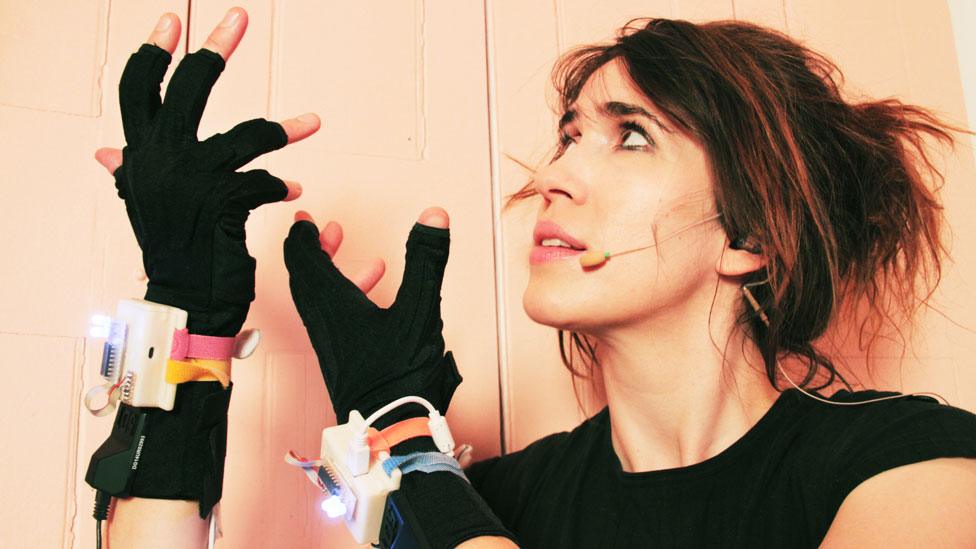 Imogen Heap models her