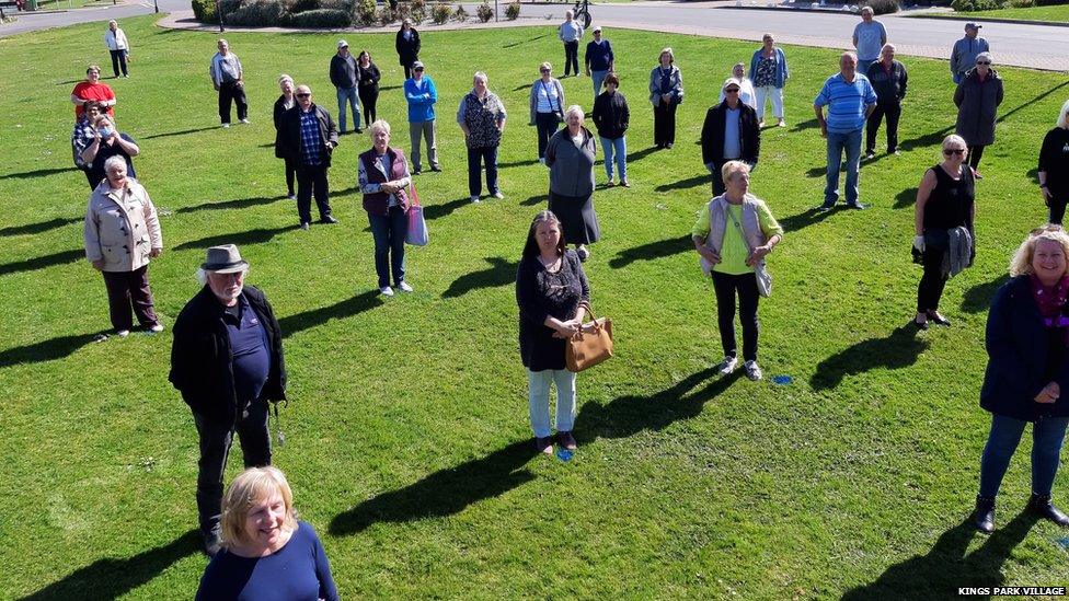 Residents at Kings Park Village