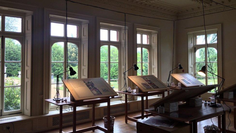 Hughenden Manor map exhibition