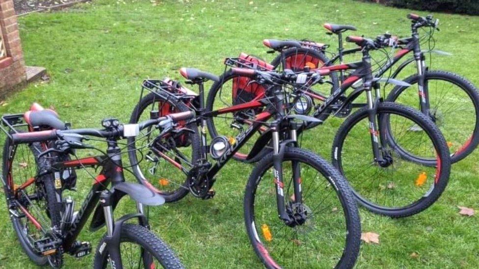 Search and rescue bicycles