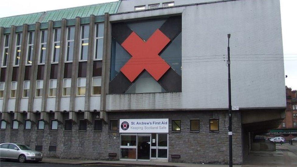 38. Ambulance Service and St Andrew's Ambulance Station, Maitland St, Glasgow