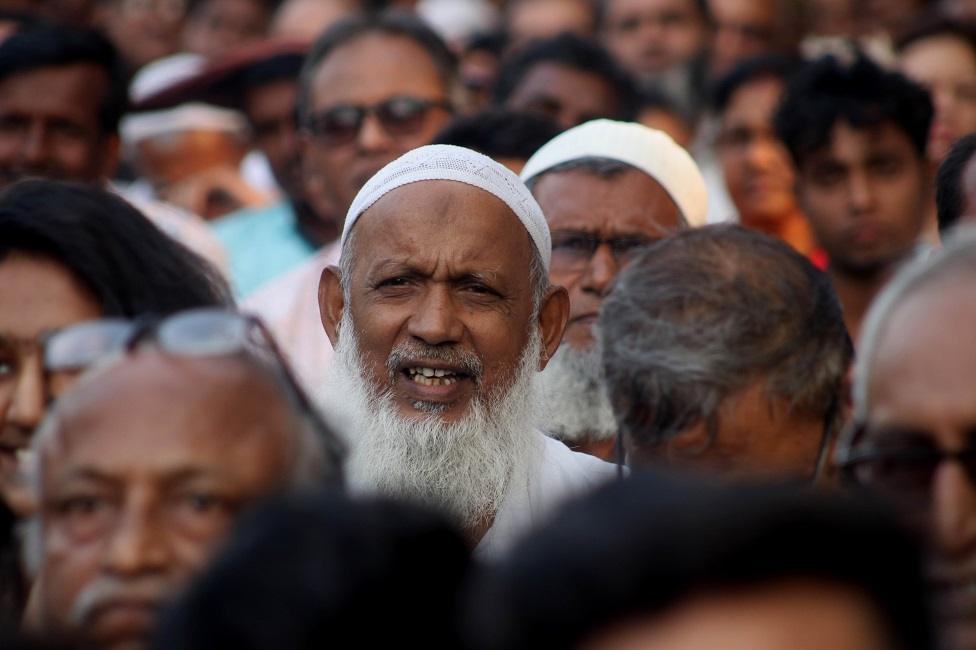 Members of the Muslim minority in the Indian state of Assam