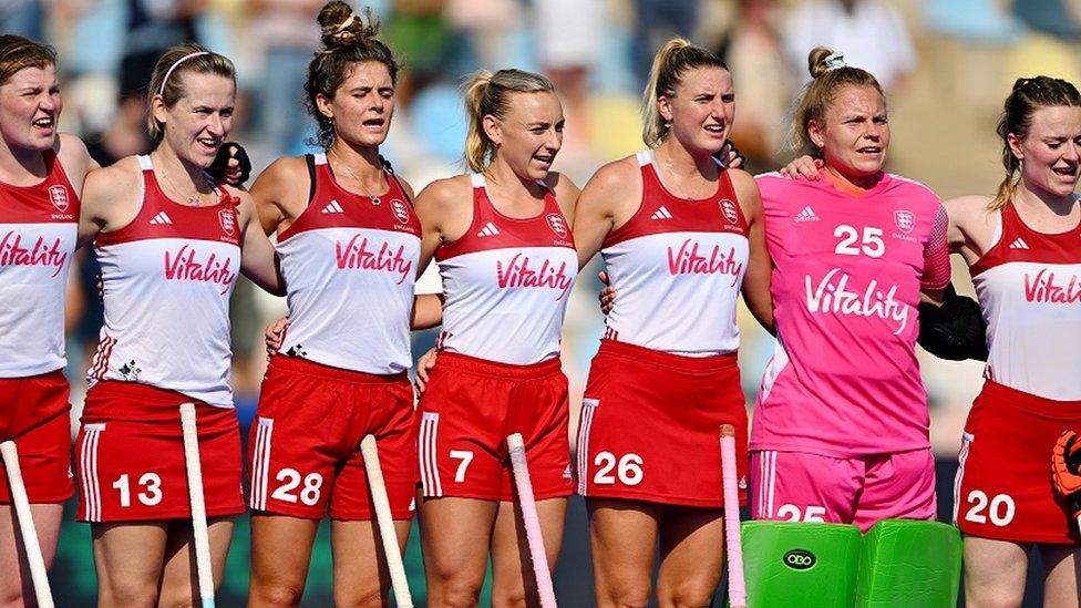 The England Hockey team