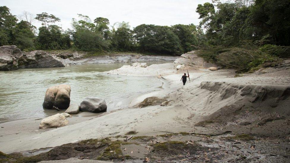 Las Pizarras, where members of La Guardia first found heavy machinery in 2018