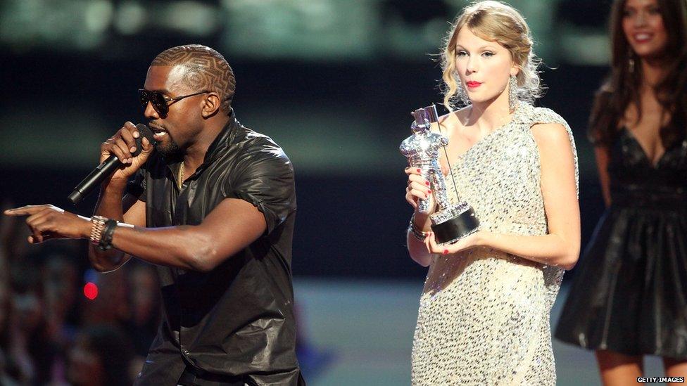 Kanye West and Taylor Swift