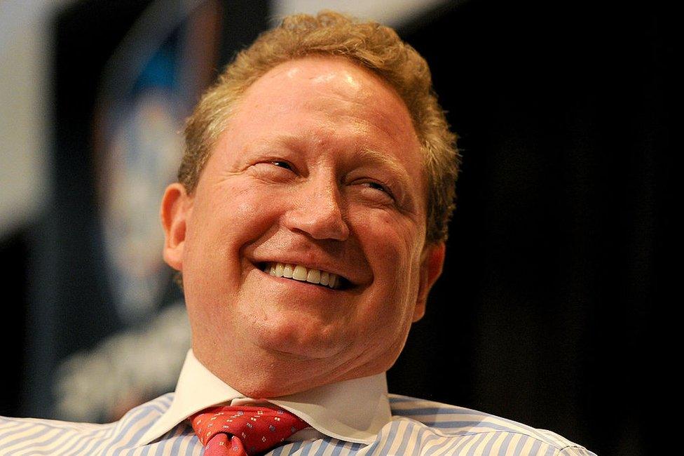 Andrew Forrest, the Australian iron ore magnate and philanthropist