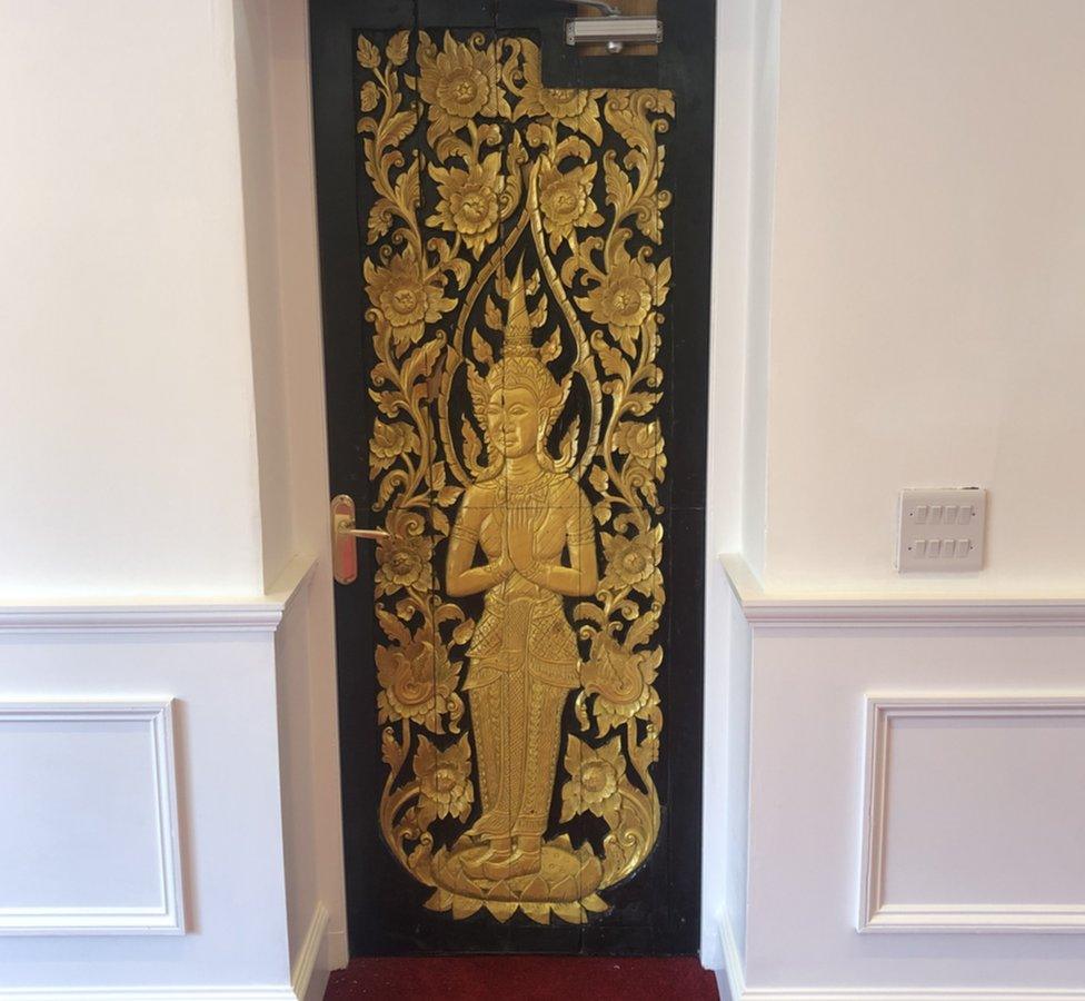 Handcarved door