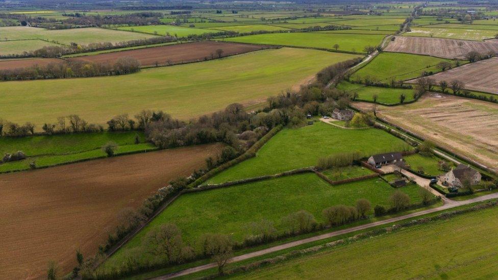 Image of the proposed area of land in Wiltshire