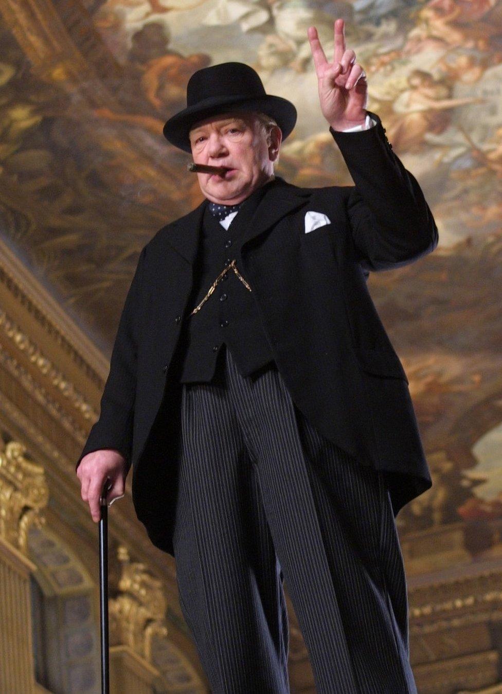 Albert Finney as Winston Churchill