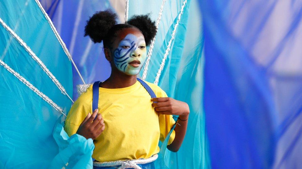 Pictures of performers from the Birmingham 2022 Commonwealth Games three years to go event – the Commonwealth Social – which was held in Centenary Square in July 2019.