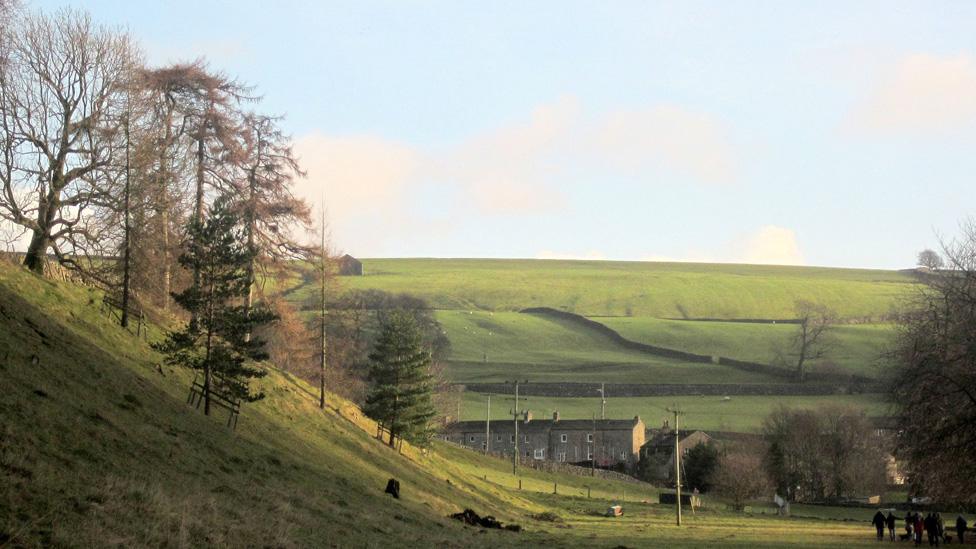 Wharfe valley near Hebden