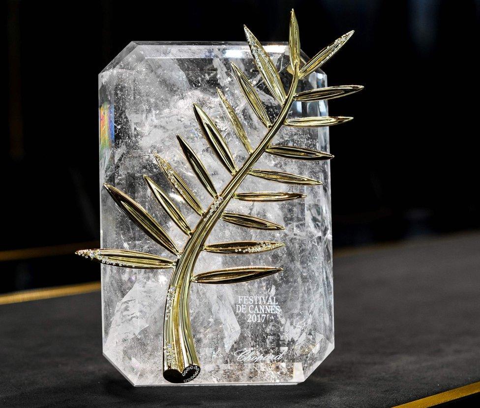 The Palme d'Or trophy