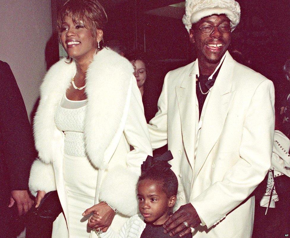 Bobbi Kristina Brown, Whitney Houston and Bobby Brown