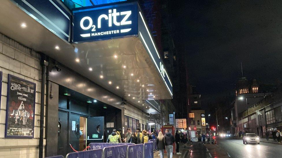 View of outside of the Ritz in Manchester