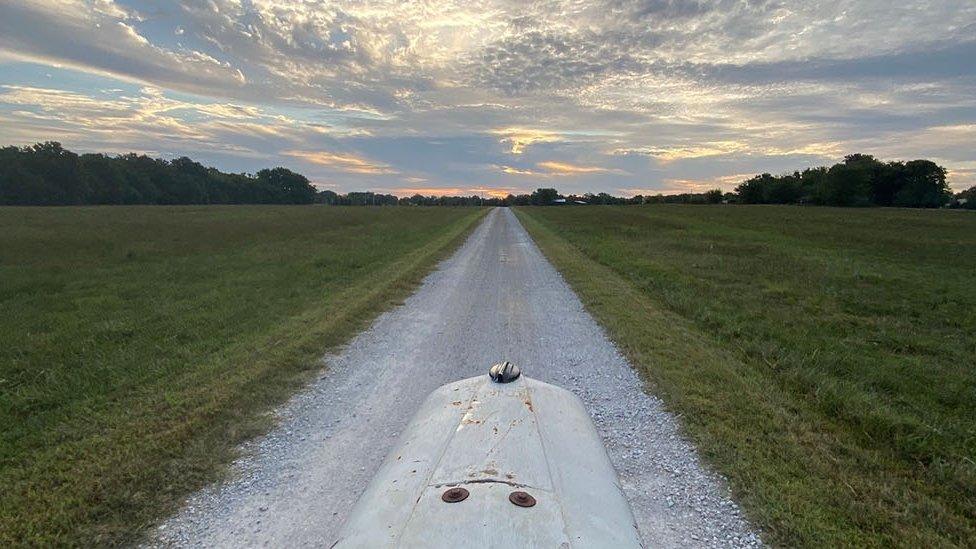 View from the driver's seat