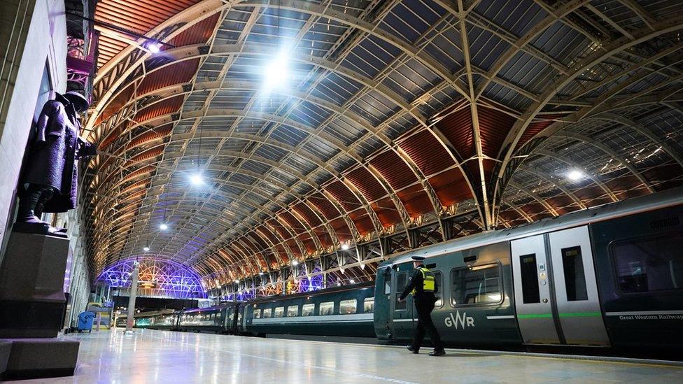 GWR train at Paddington Station