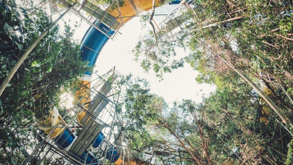 water-slide