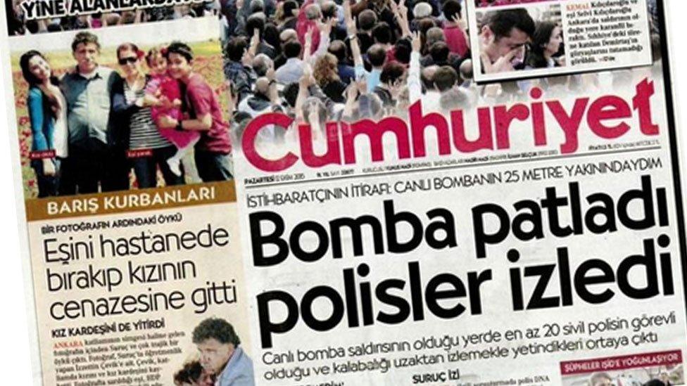 Turkish newspaper Cumhuriyet