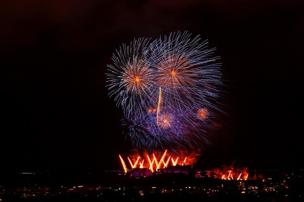 Edinburgh fireworks