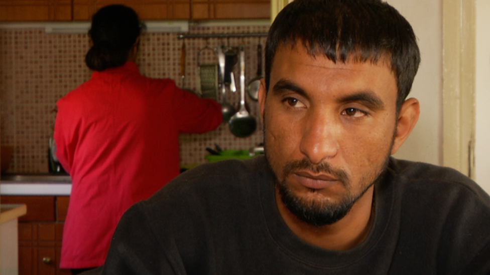 Majid, one of the Syrian migrants who has been helped by Panayiota
