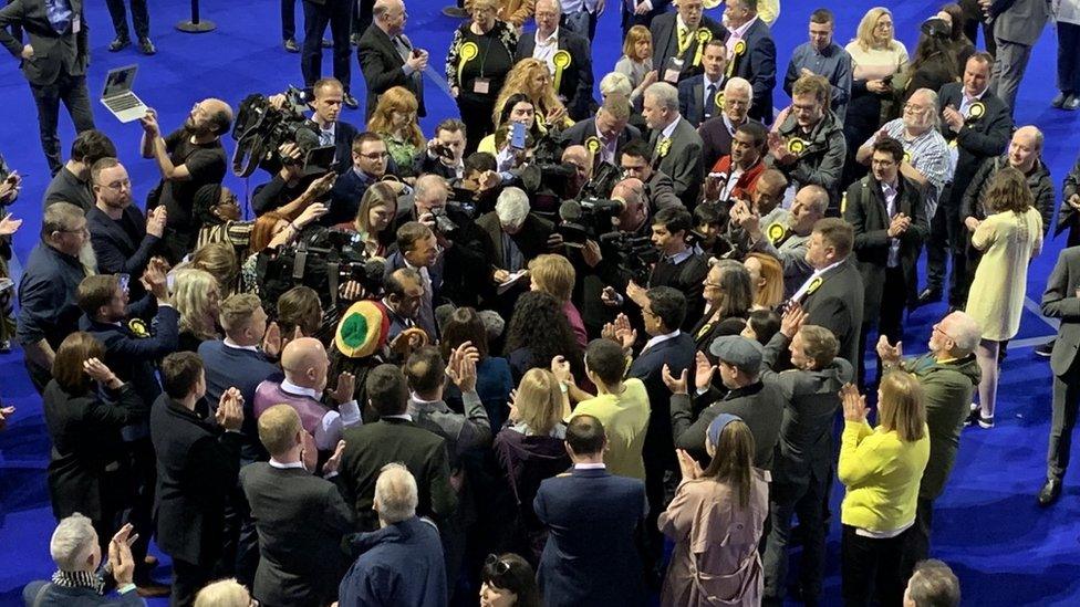 Nicola Sturgeon at the Glasgow Count