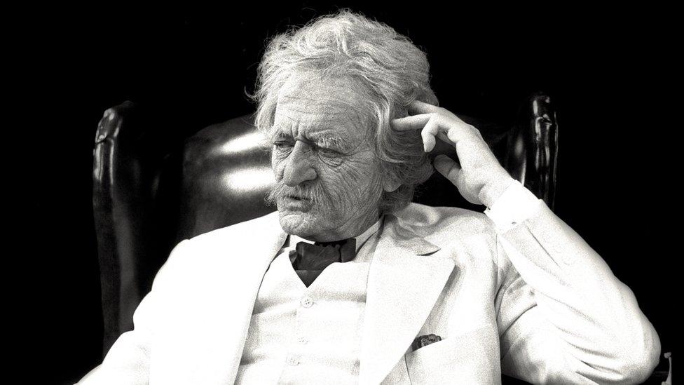 Hal Holbrook as Mark Twain