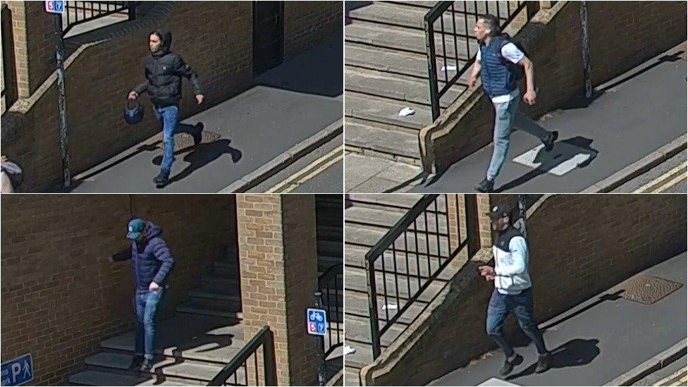 Four men police want to speak to