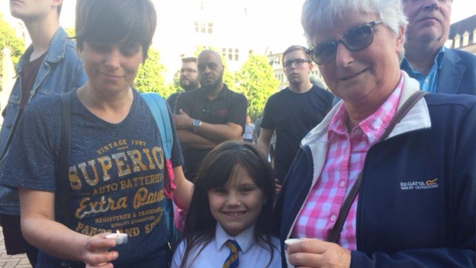 From left, Carol Cockerill, daughter Lauren, and Barbara Anderson