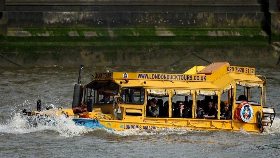 London Duck Tour vehicle