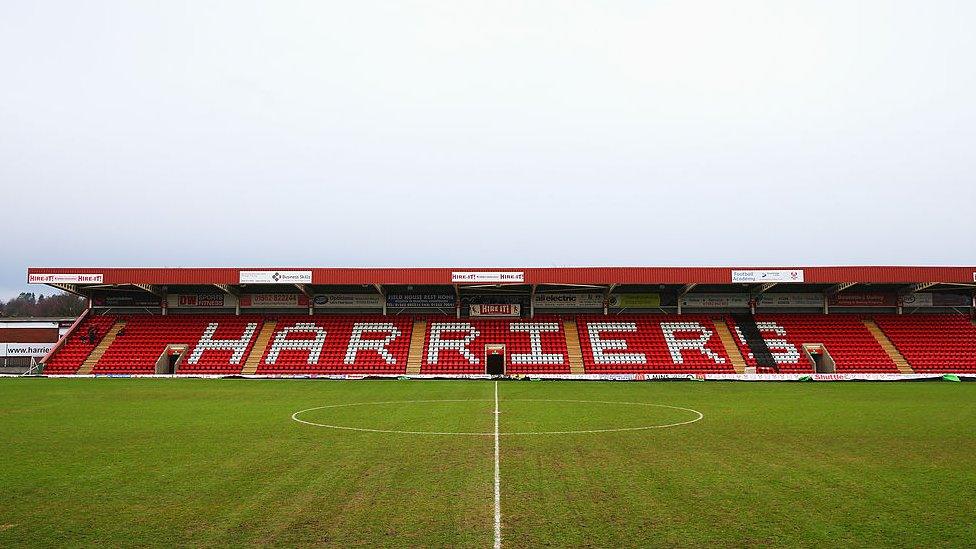 Aggborough Stadium, home to Kidderminster Harriers