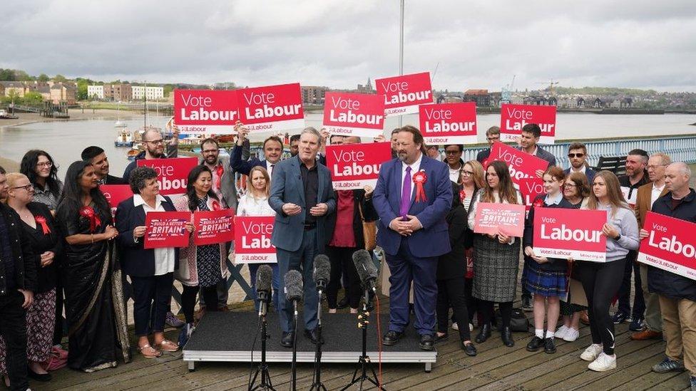 Sir Keir Starmer in Chatham