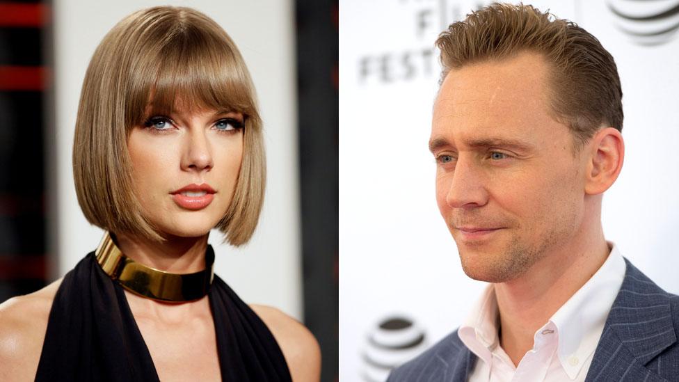 Taylor Swift and Tom Hiddleston