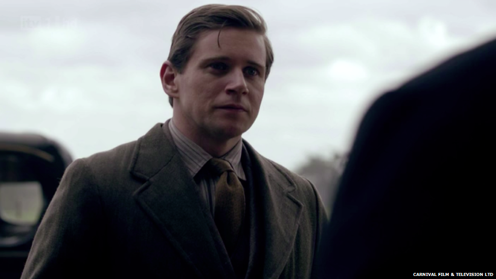 Tom Branson played by Allen Leech