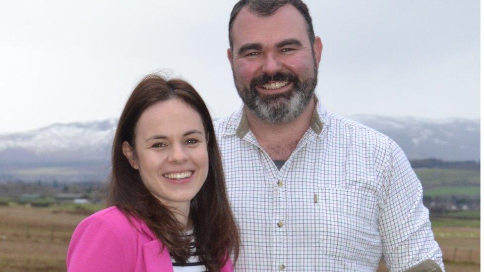 Kate Forbes and Alasdair MacLennan