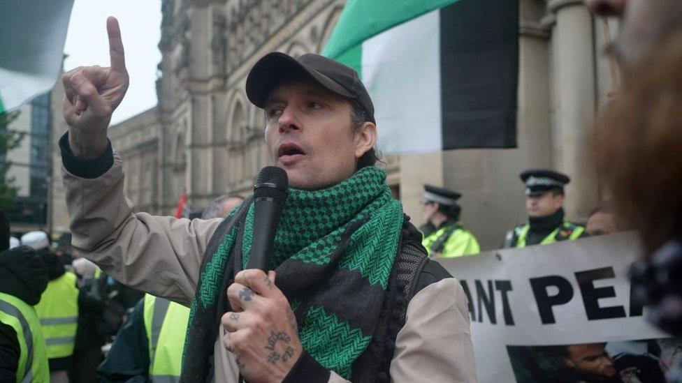 Richard Barnard, co-founder of Palestine Action