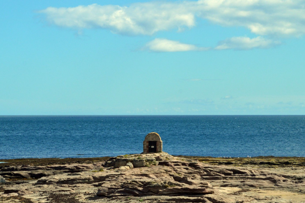 Coastline in Northumberland.