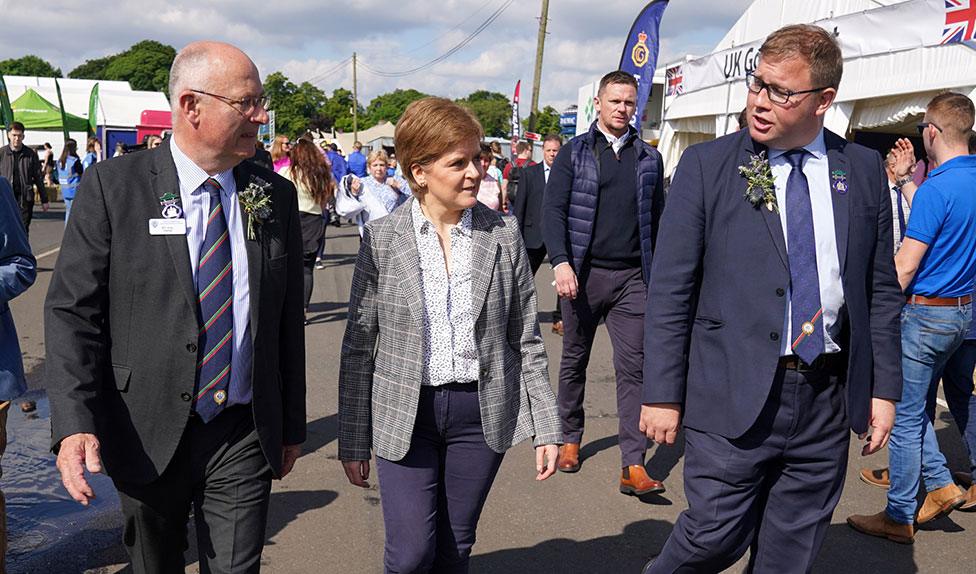 Nicola Sturgeon at the Royal Highland Show