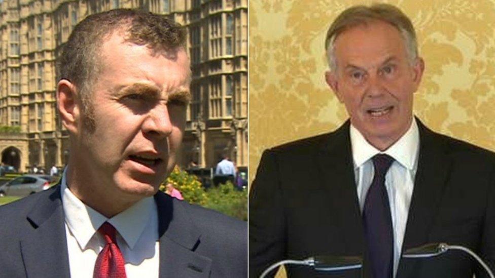 Adam Price a Tony Blair