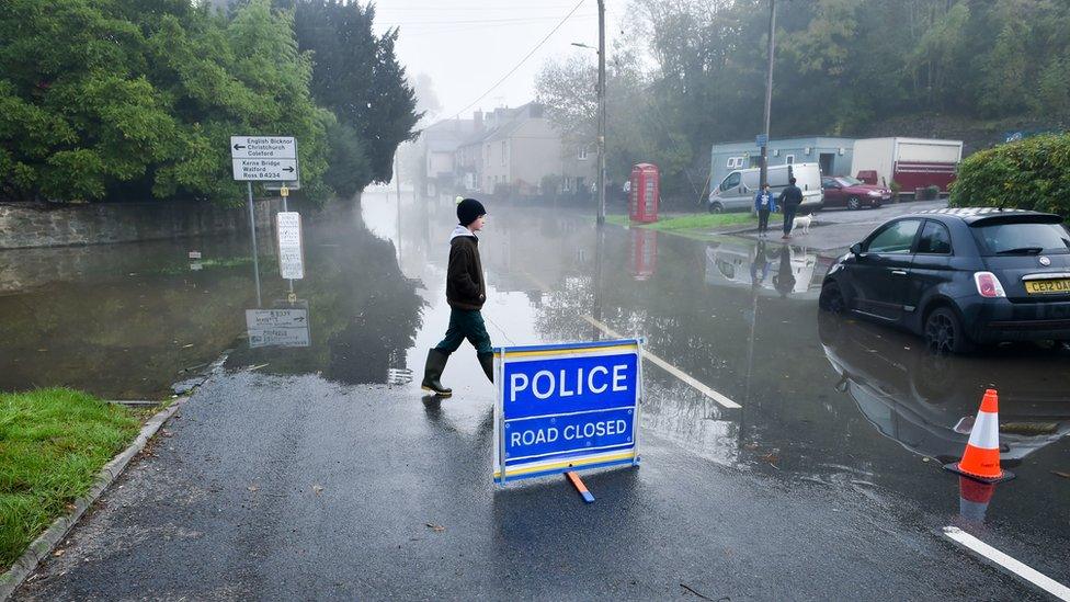 Flooding in Lower Lydbrook