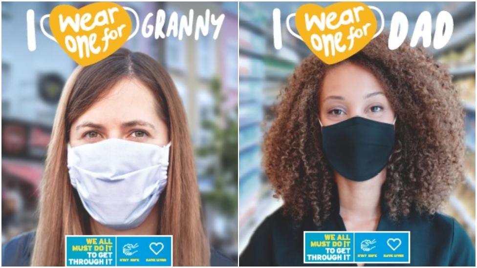 Campaign to encourage people in Northern Ireland to wear face coverings