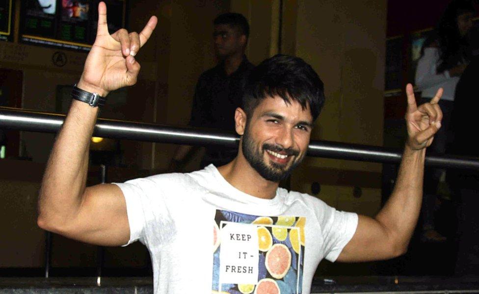 Indian Bollywood Actor Shahid Kapoor poses for a photograph during a promotional event for the forthcoming Hindi film 'Udta Punjab' in Mumbai on late June 17, 2016.