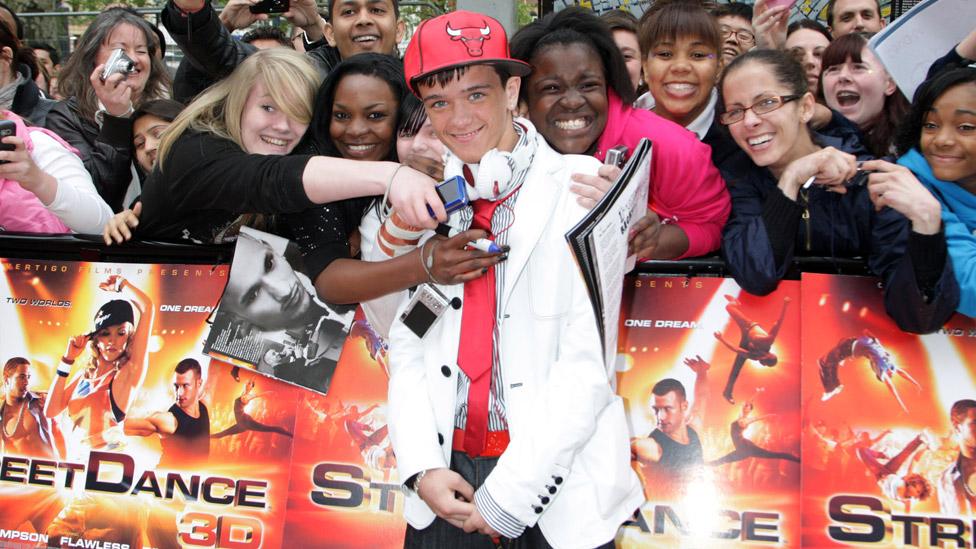 George Sampson at StreetDance premiere