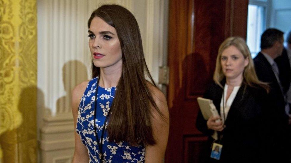 Interim White House Communications Director Hope Hicks.