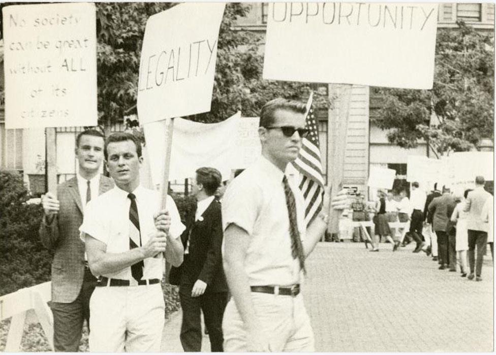 Gay picket in Philadelphia