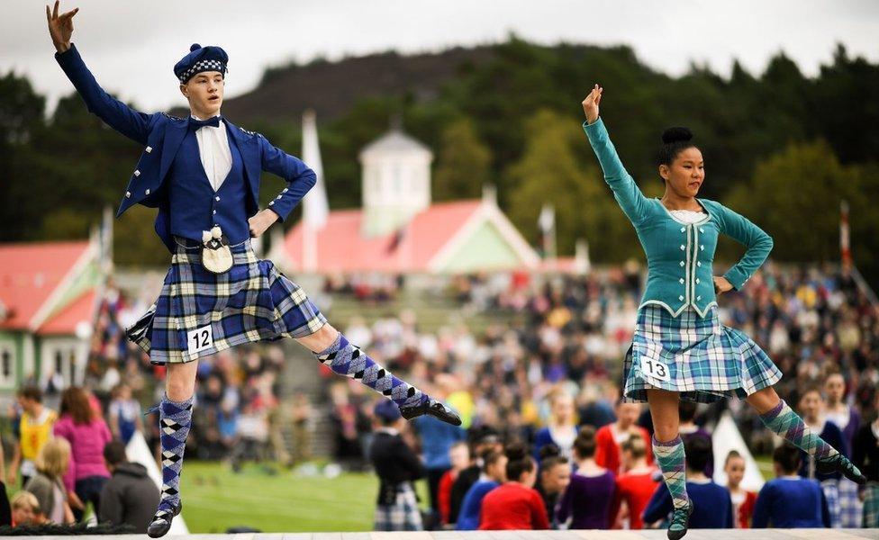 dancers at Braemar